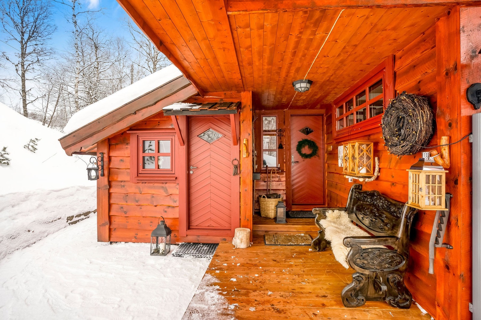 Særdeles god idyll på fjellet. Rett v/skispor og elven. Kjør til døren. Galleribilde