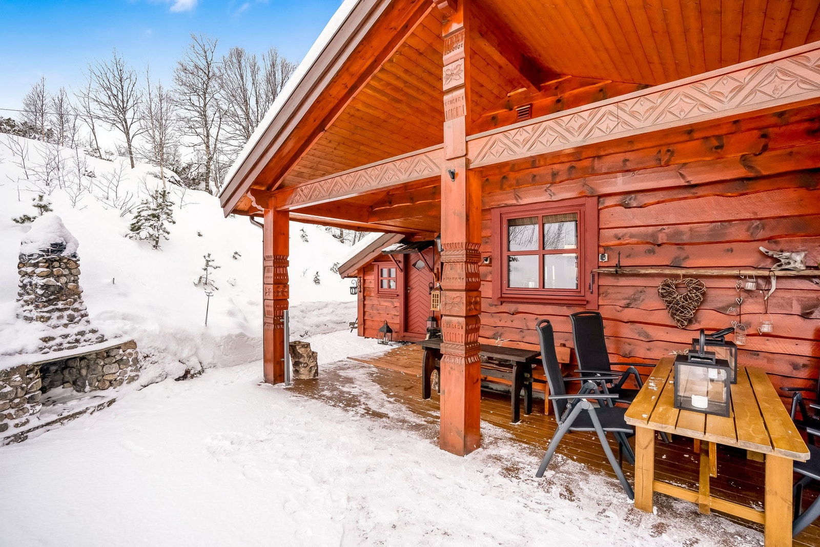 Særdeles god idyll på fjellet. Rett v/skispor og elven. Kjør til døren. Galleribilde