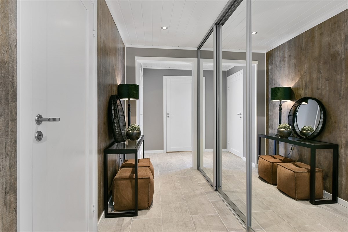 Fra entreen er det direkte tilgang til vaskerommet. Galleribilde