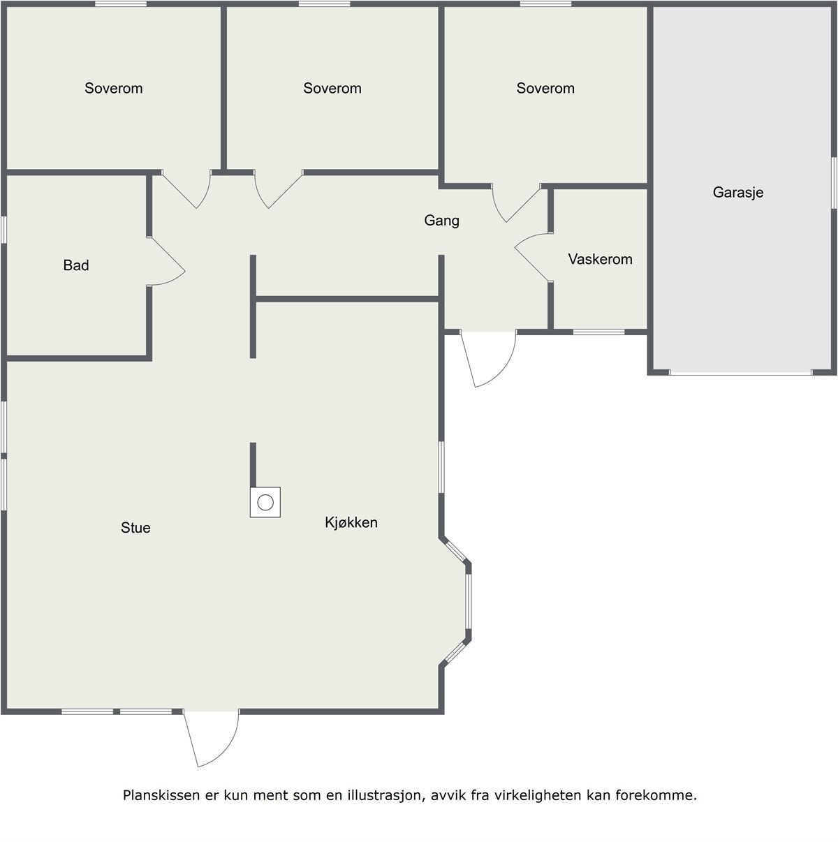 Plantegning. Galleribilde