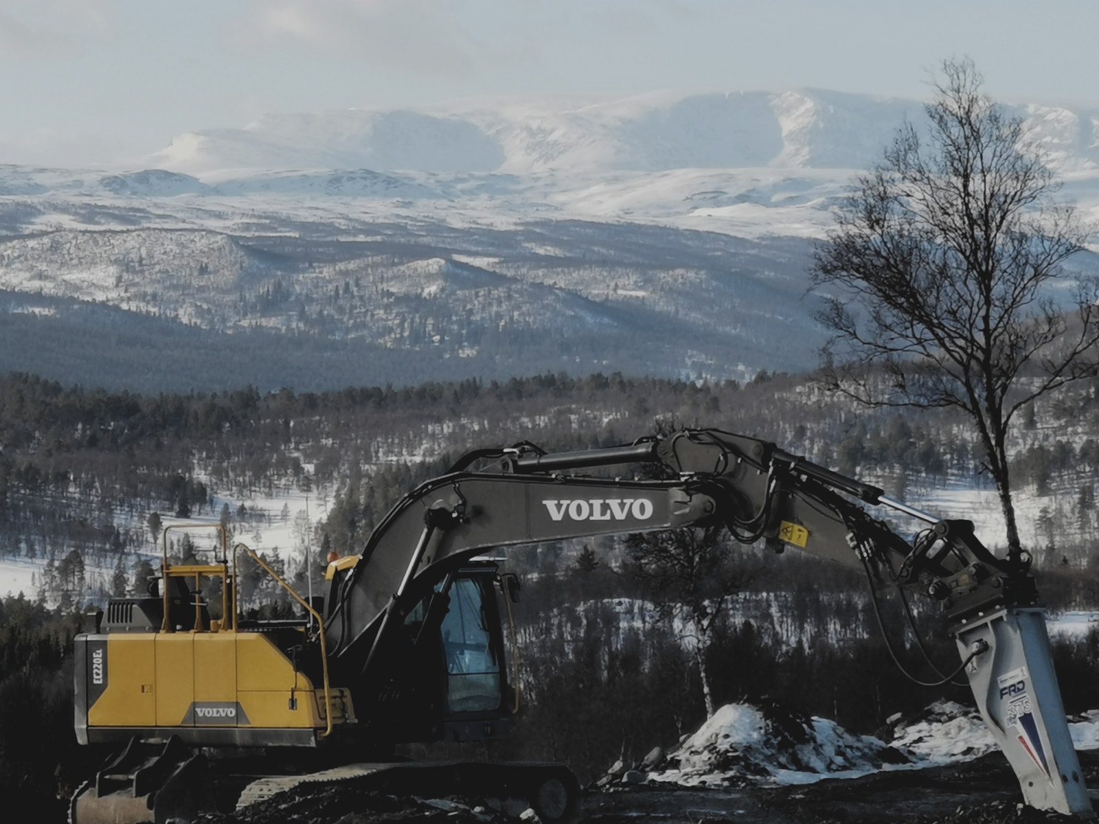 Arbeid med infrastruktur på tomt 123. Galleribilde