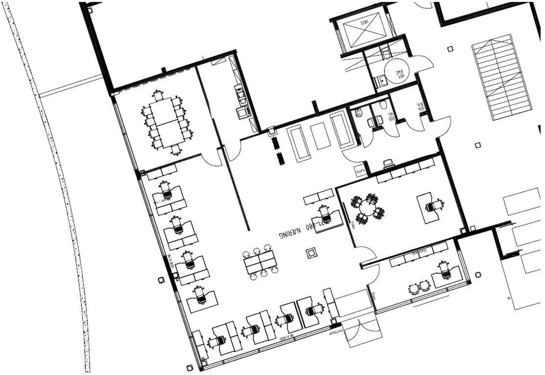 Forslag til planløsning - 280 kvm Galleribilde