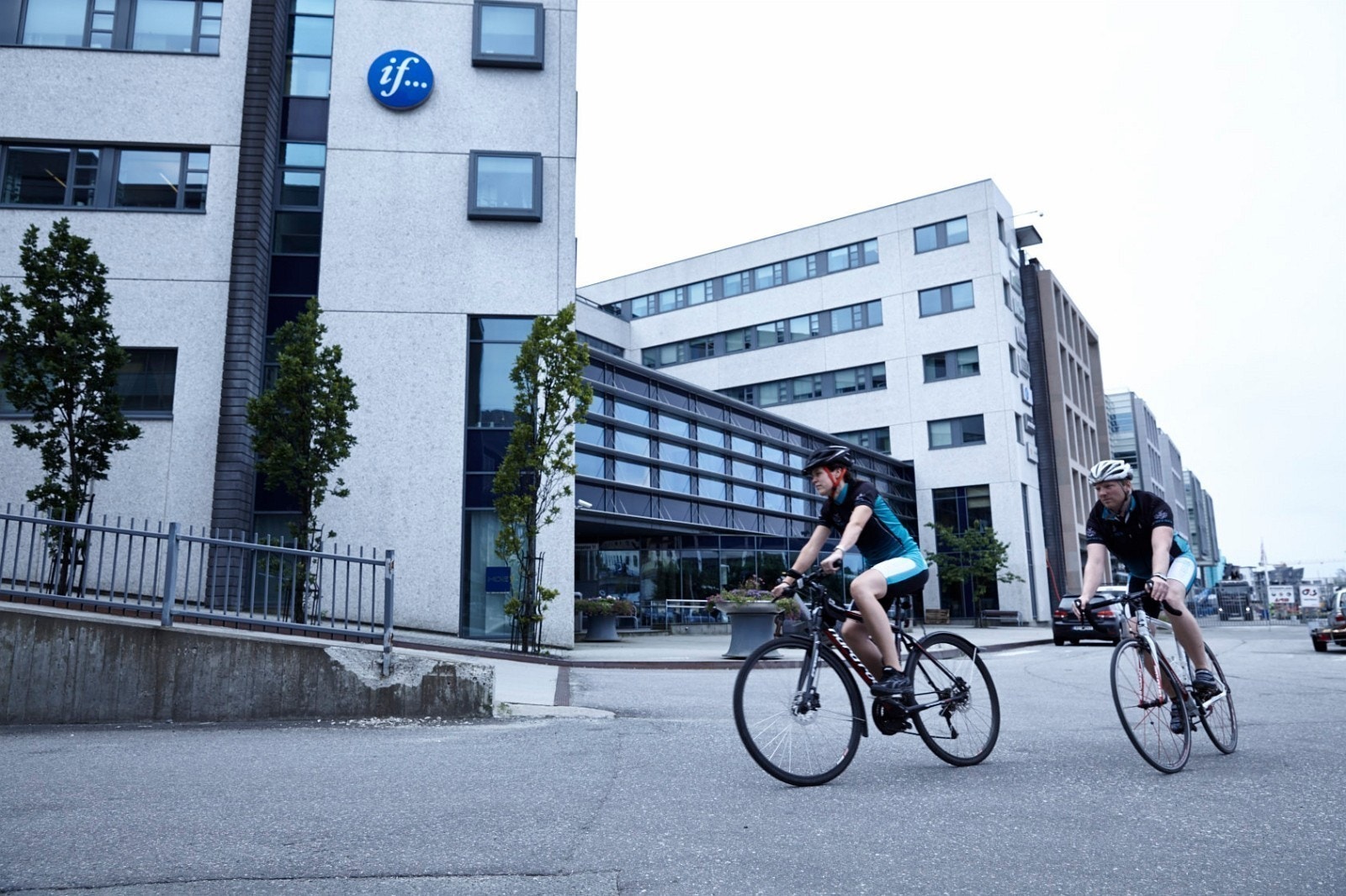 Det er enkelt å være syklist i Solheimsviken Galleribilde