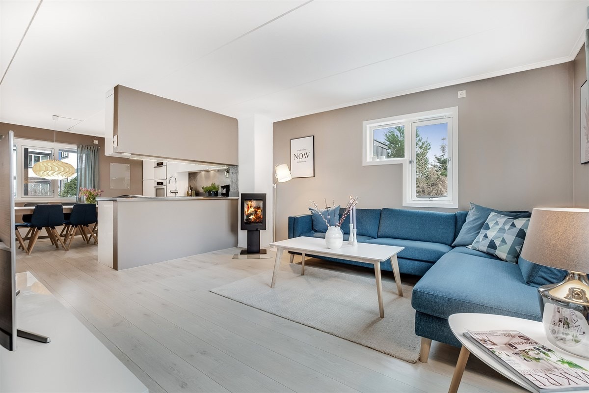 Lys, lekker og gjennomgående 3 - roms selveier Galleribilde