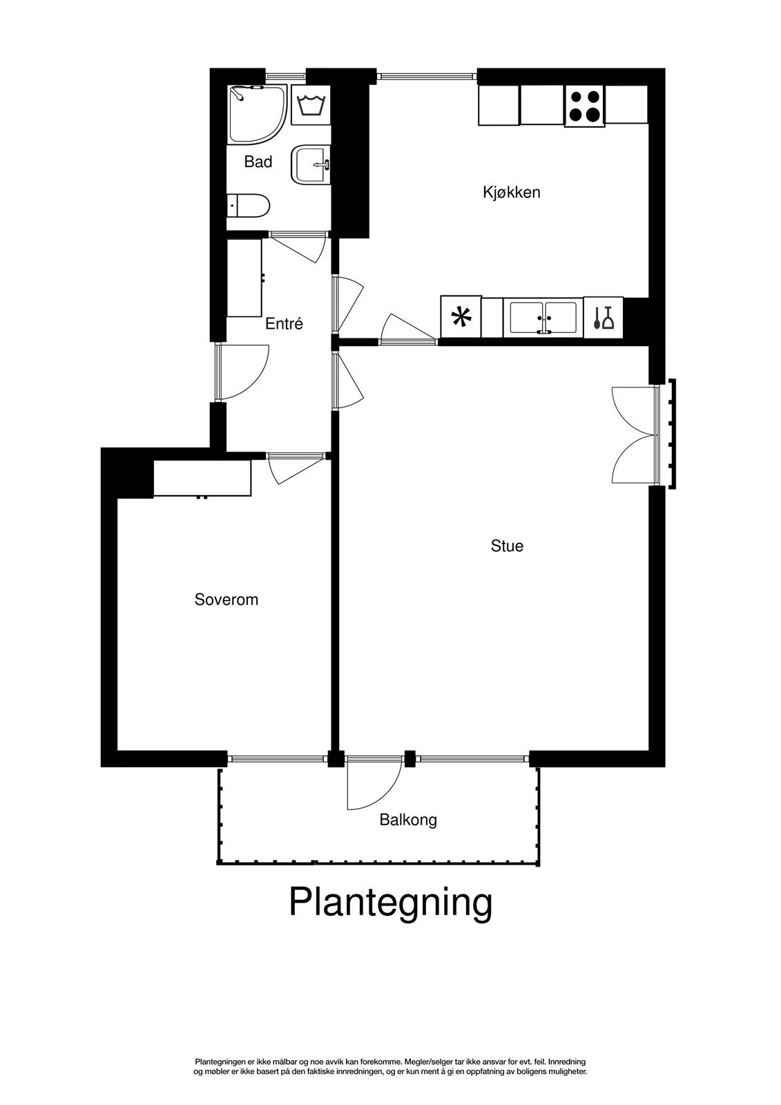 2D Planskisse. Galleribilde