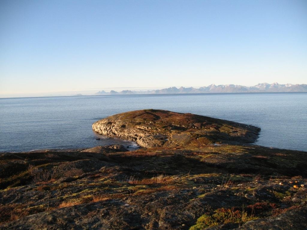 Utsikt mot Lofotveggen Galleribilde