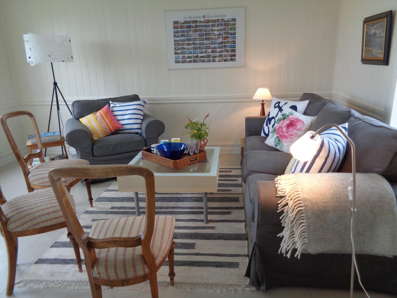 Innvendige flater er betydelig oppgradert i senere tid - samtidig som sjæla og sjarmen til huset er beholdt Galleribilde