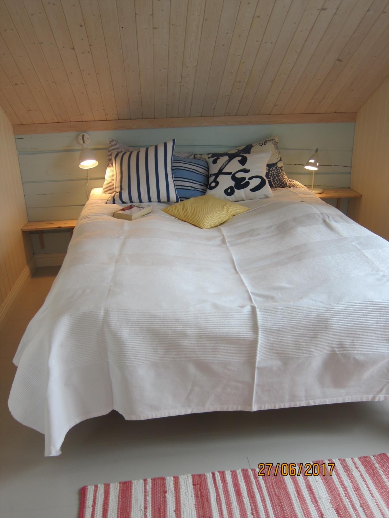 Soverom på loft Galleribilde