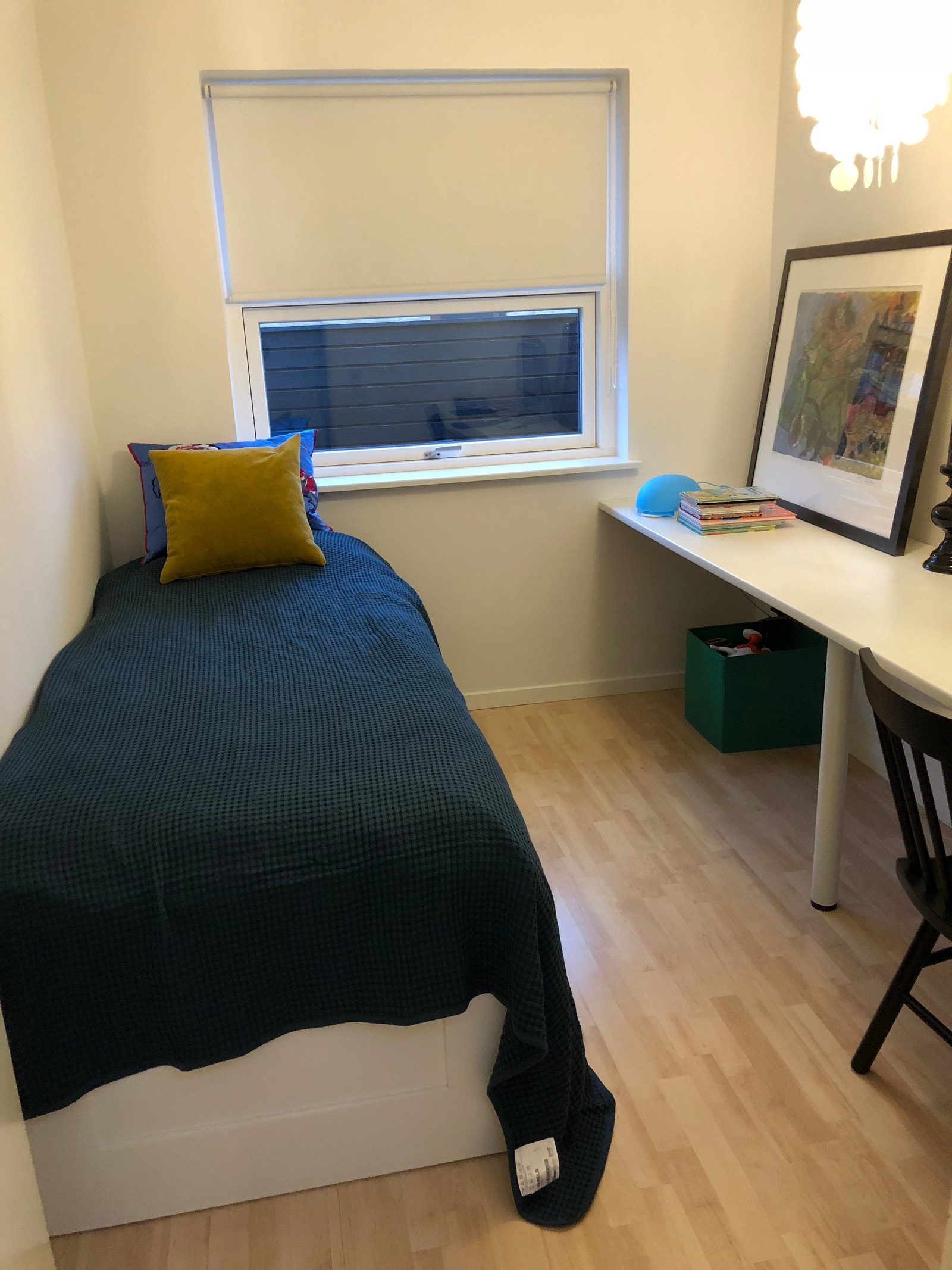 «Barnerom» med utrekk til dobbeltseng. Galleribilde