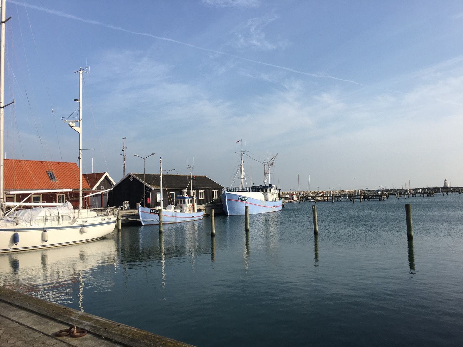 Båthavnen i Sæby Galleribilde