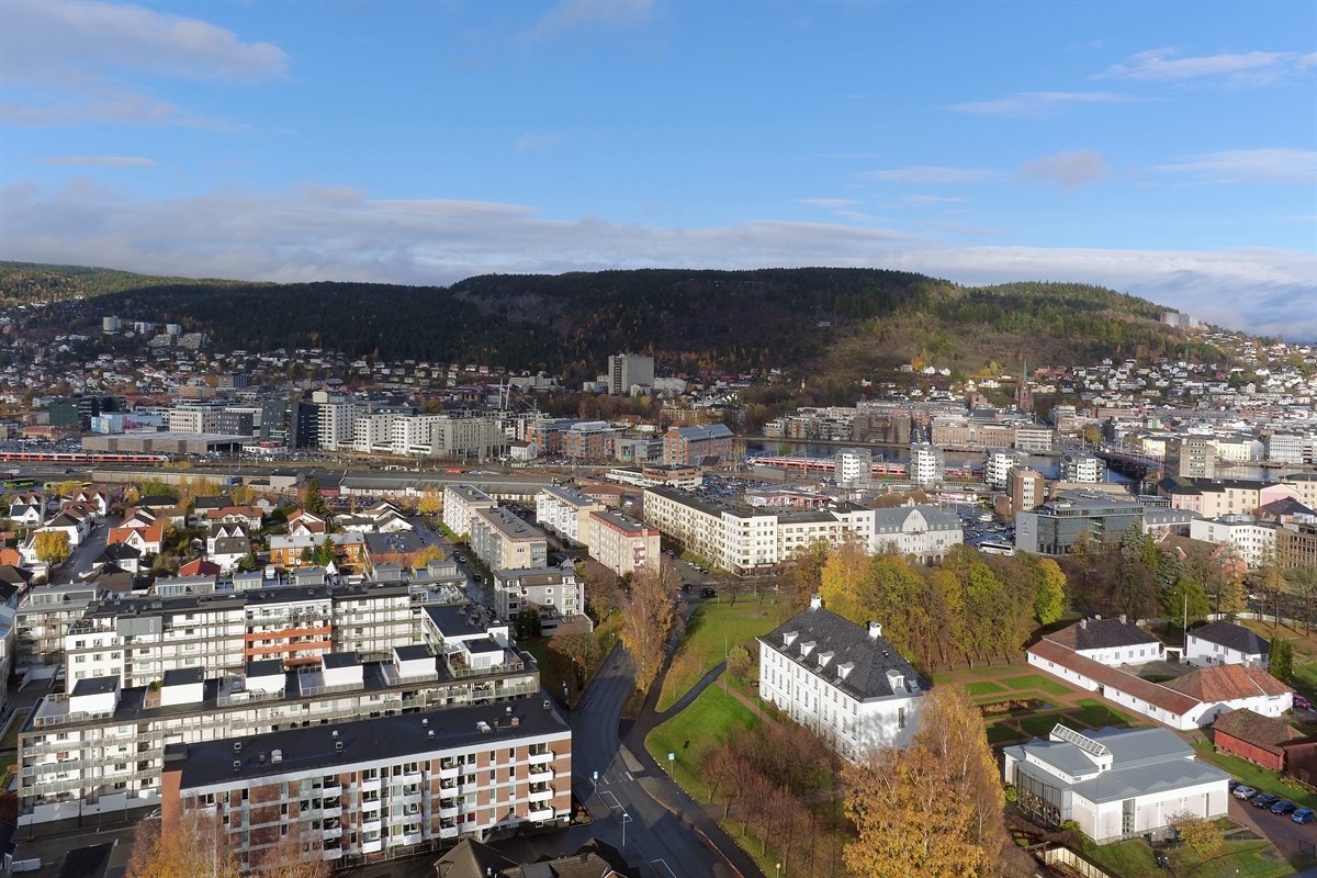 Ytterligere servicetilbud finnes i sentrum med Bragernes torg (ca. 9 minutters gange unna), som er omgitt av gågater og flere kjøpesentre. Galleribilde
