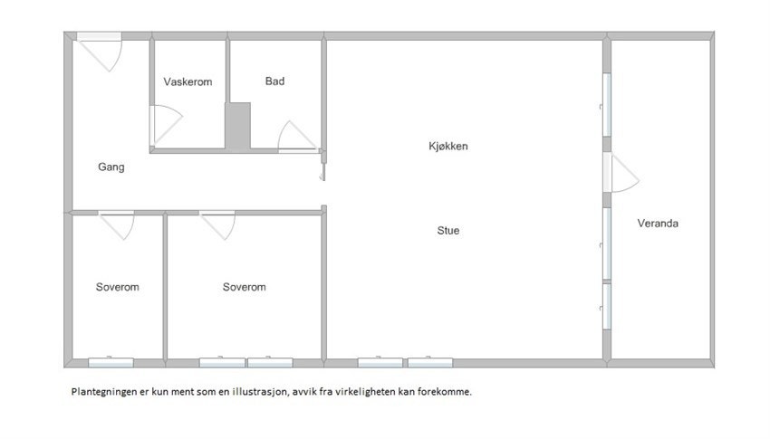 Plantegning. Galleribilde