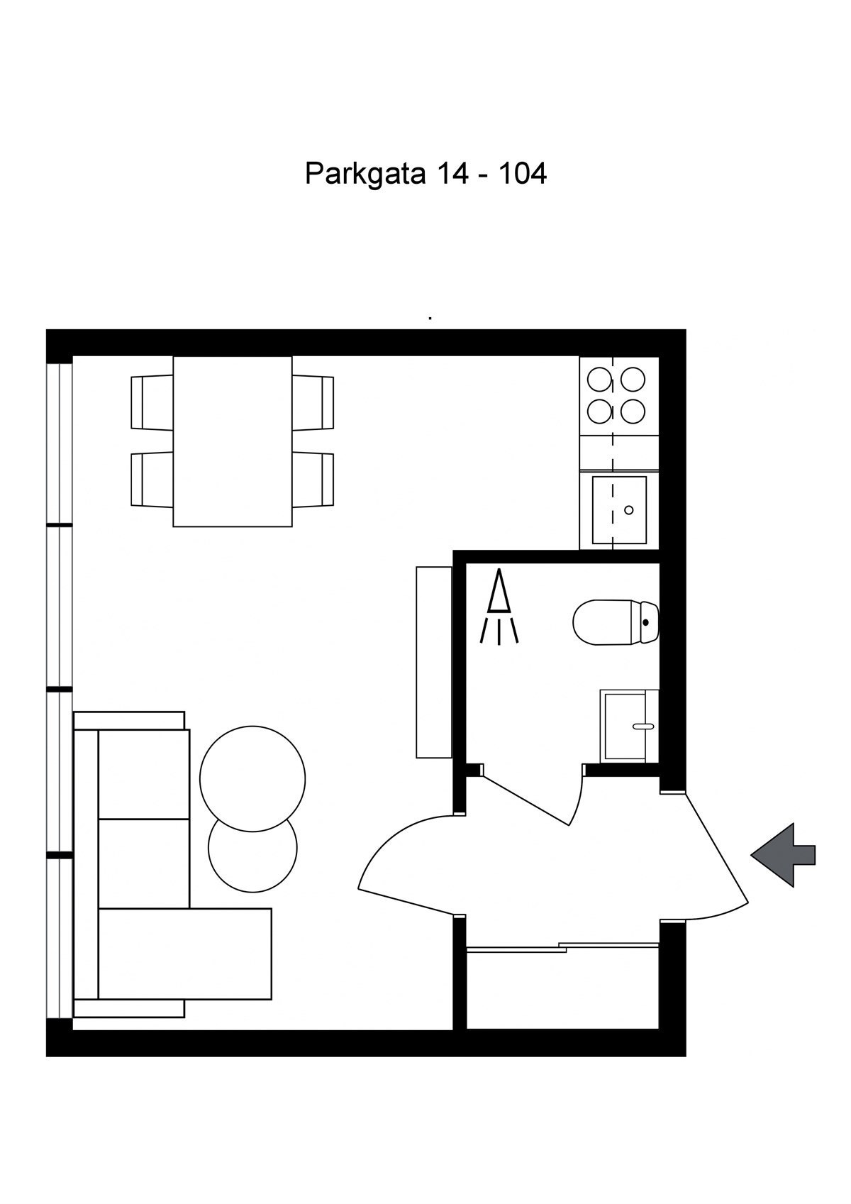 Planskisse Galleribilde