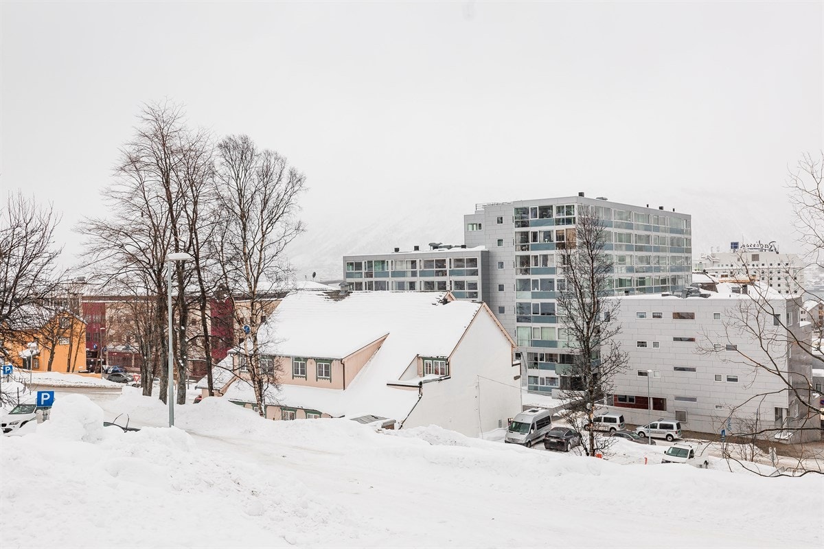 Leiligheten ligger kun et steinkast fra senturm Galleribilde