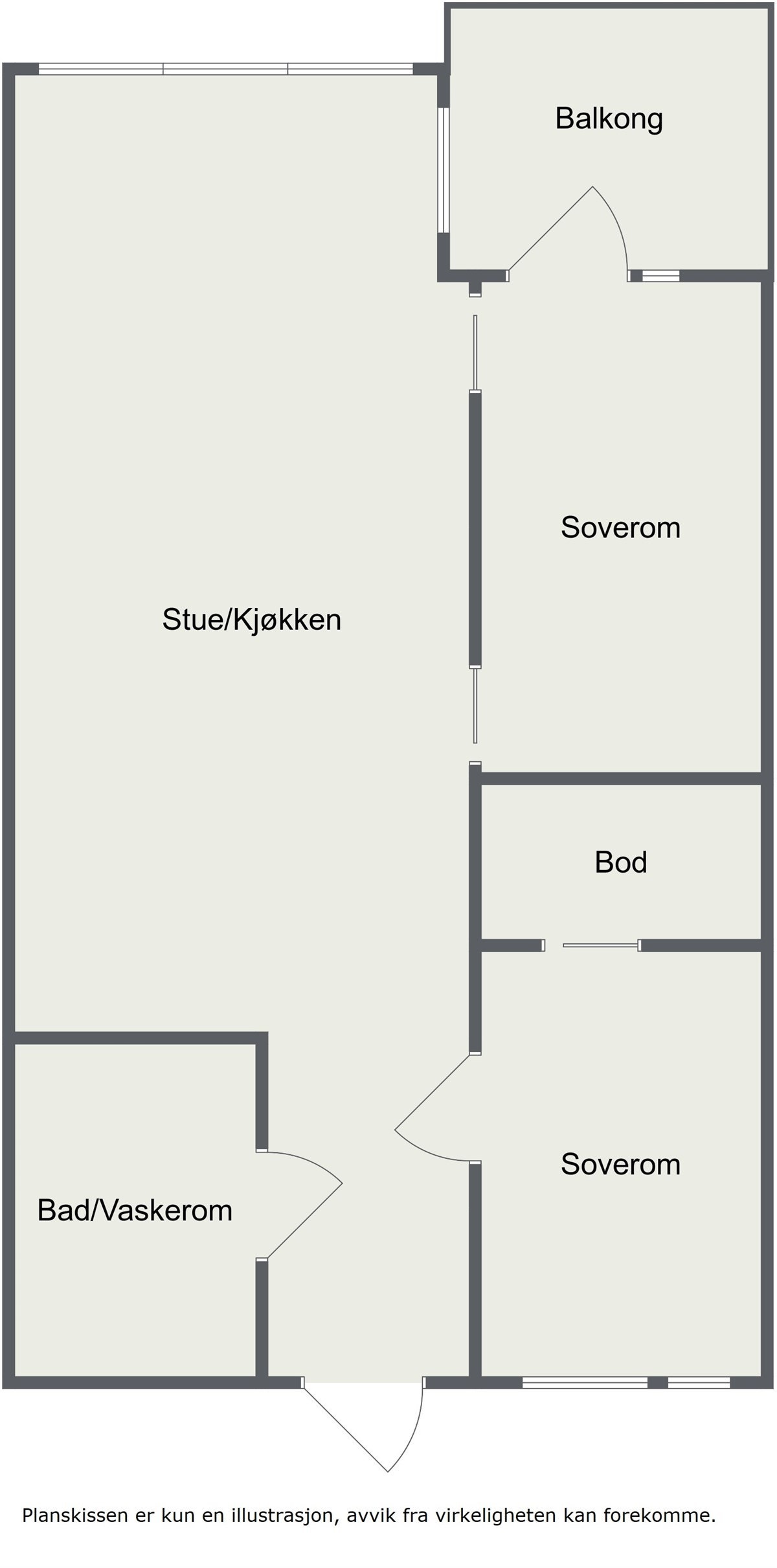 Plantegning. Galleribilde