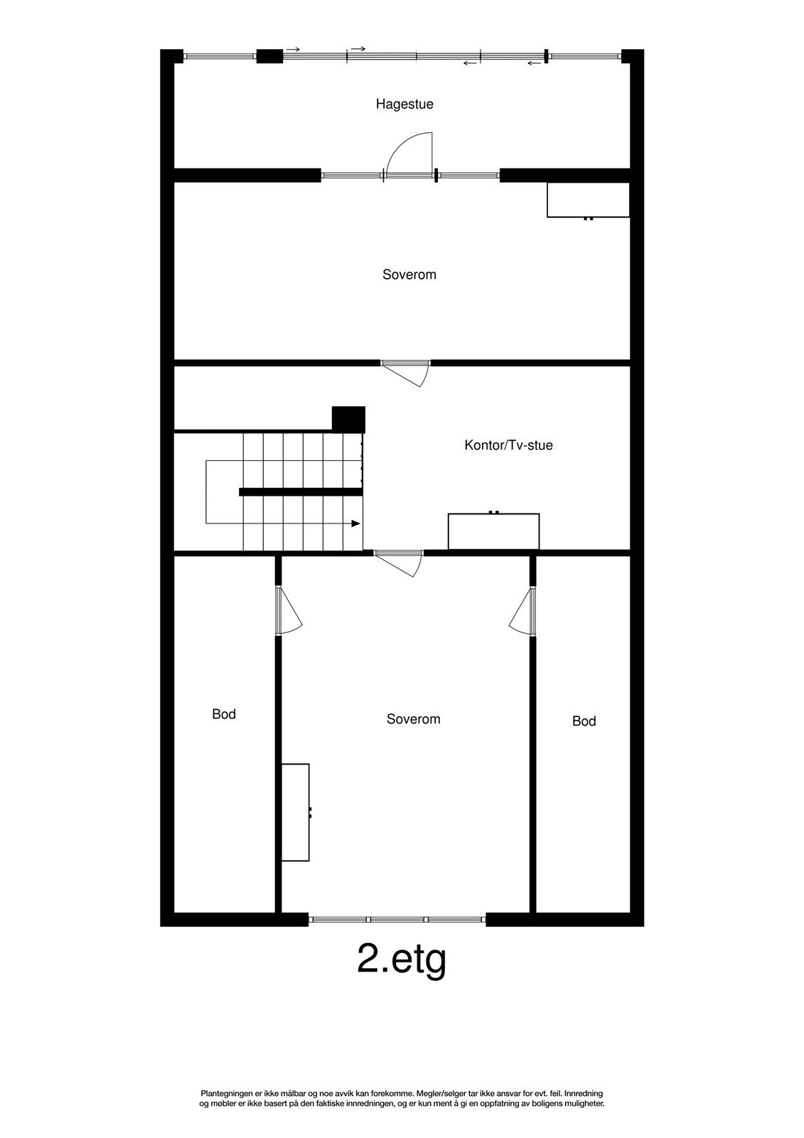 2dplan og 3 Galleribilde