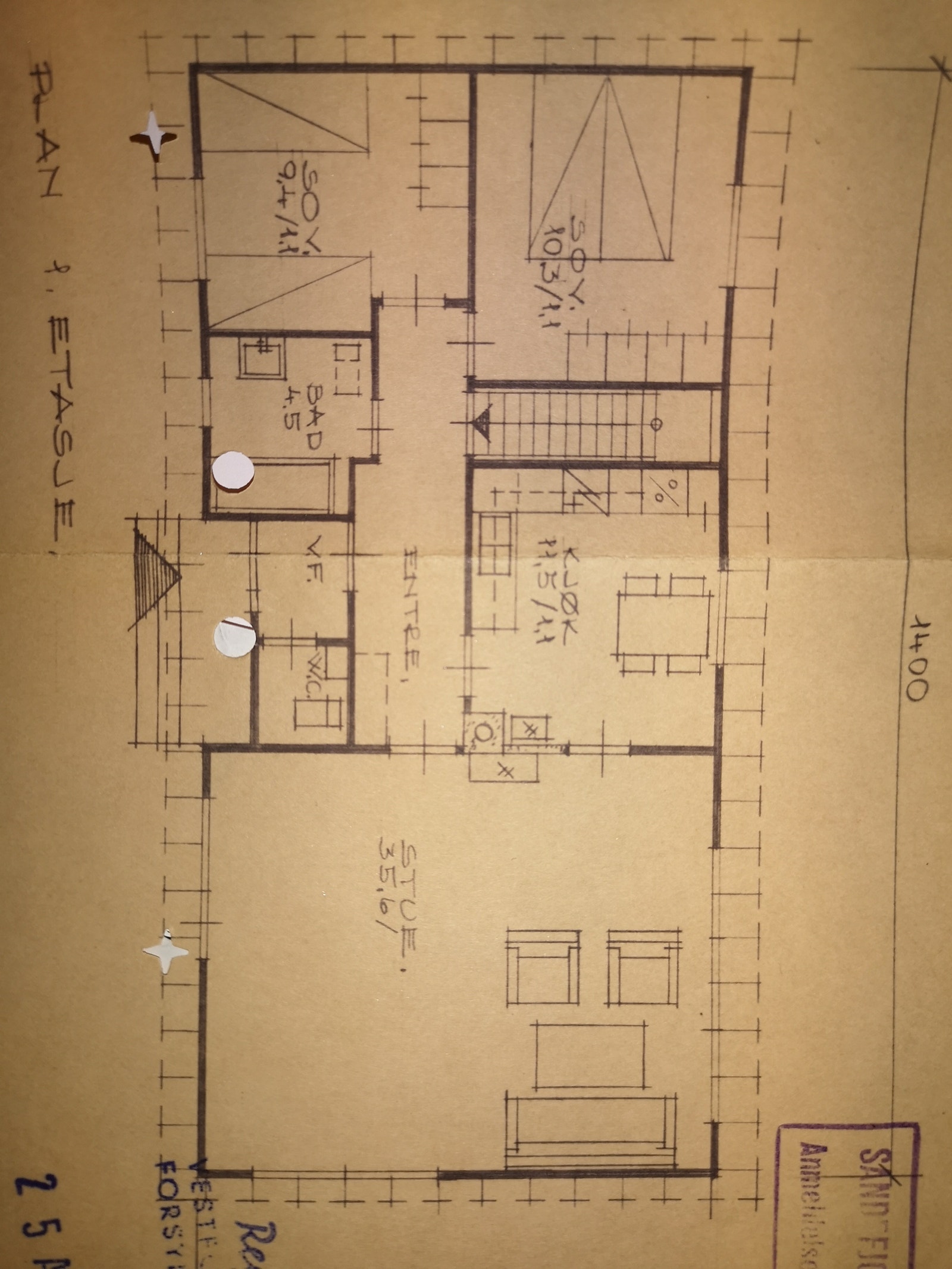 Plantegning Galleribilde