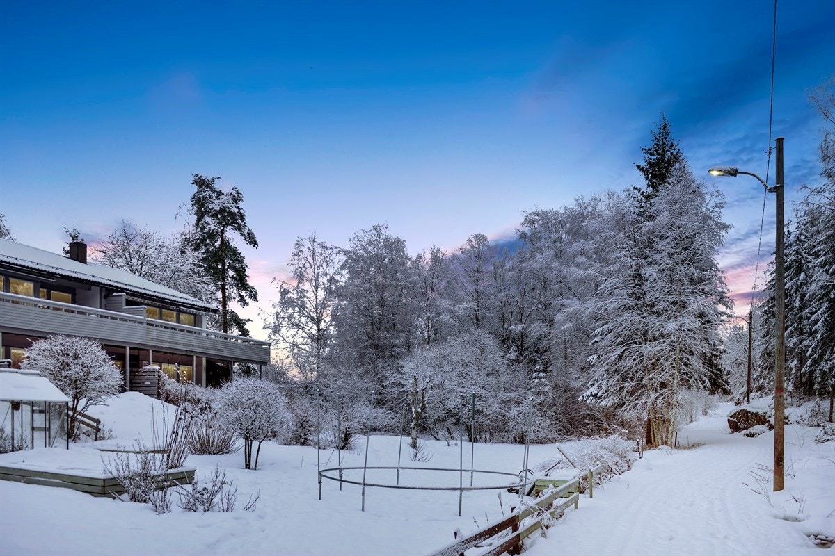 Hagen har god boltreplass for både store og små. Galleribilde