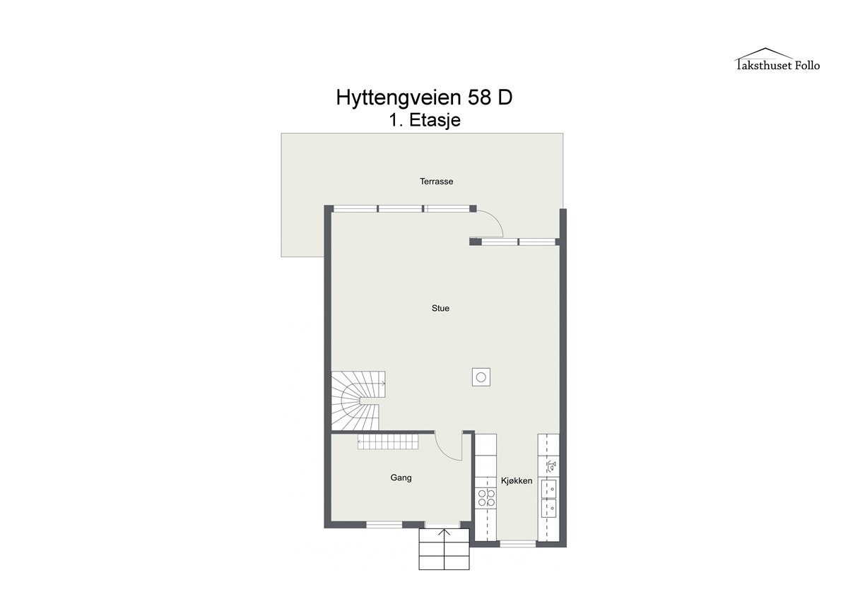 Plantegning av 1.etasje Galleribilde