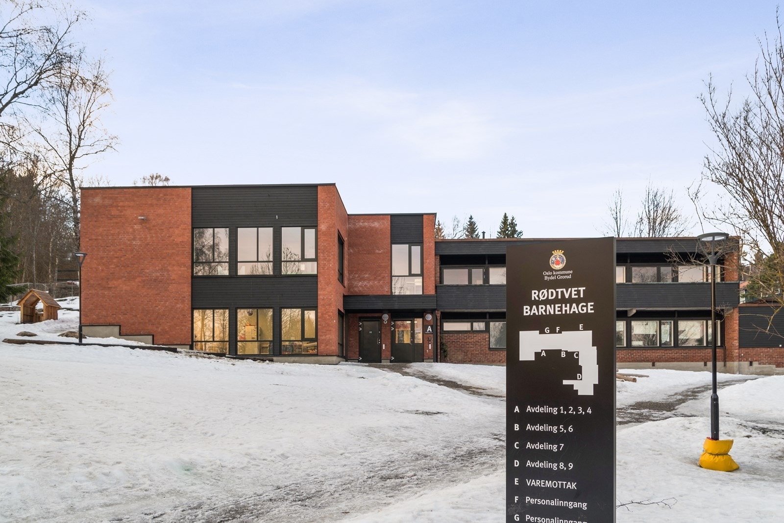 Barnehage i nærområdet. Galleribilde