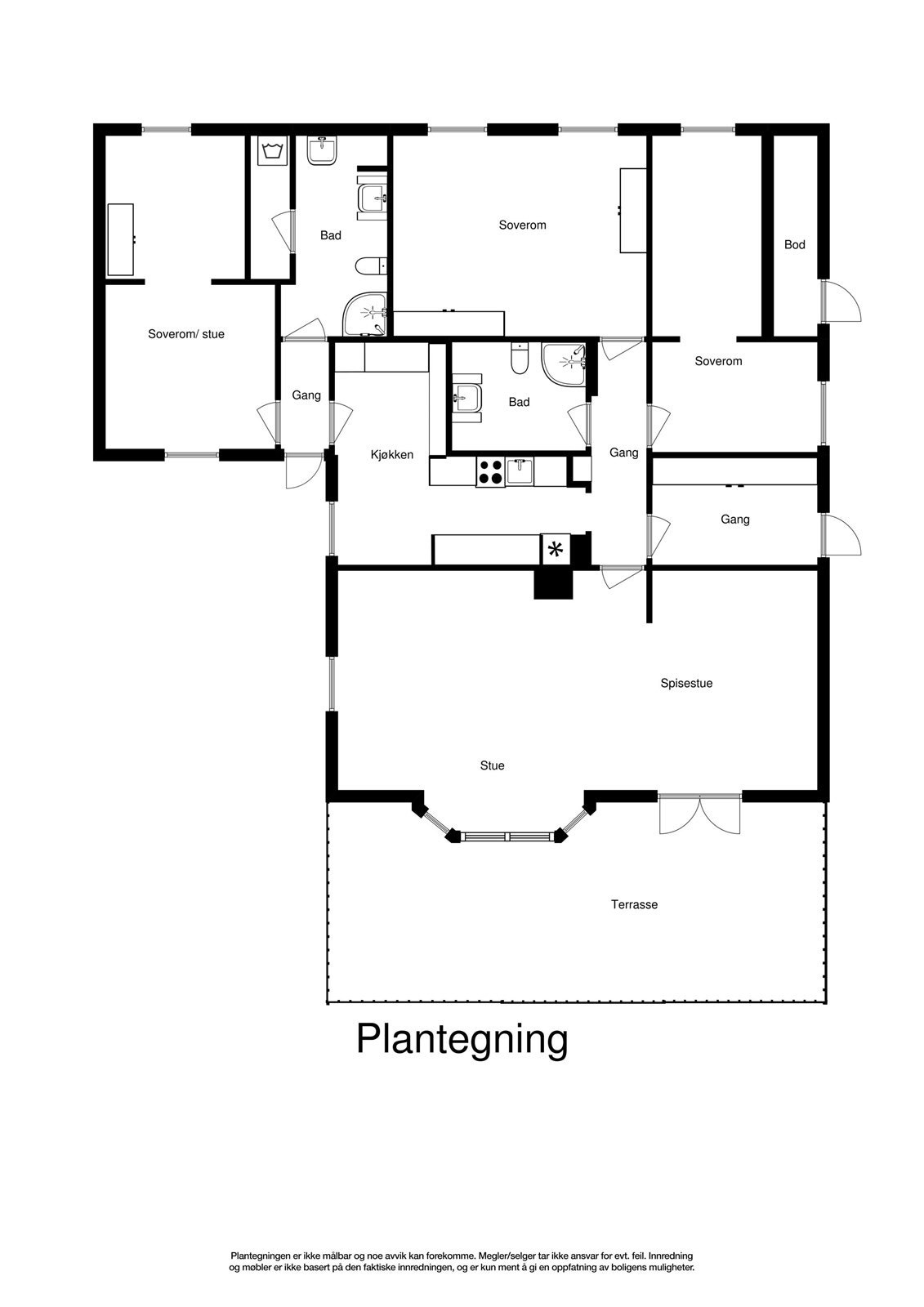 Plantegning Galleribilde