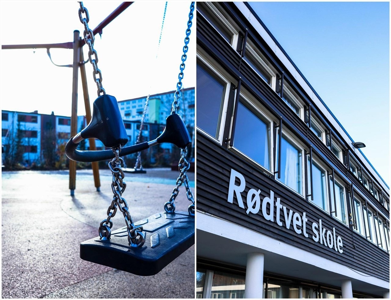 Kort vei til Rødtvet skole. Galleribilde