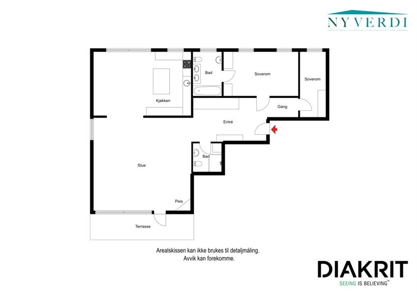 Plantegning. Galleribilde