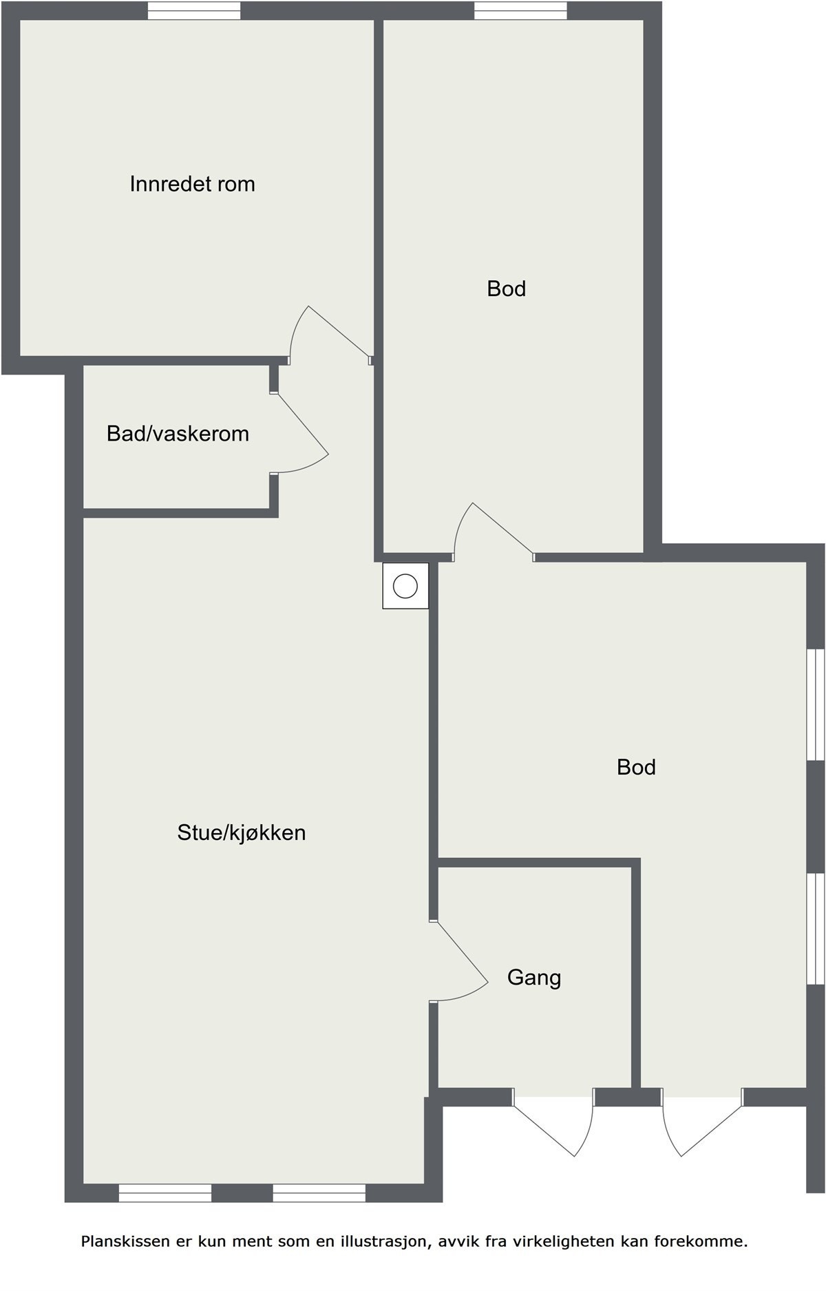 Plantegning 2.Etasje. Galleribilde