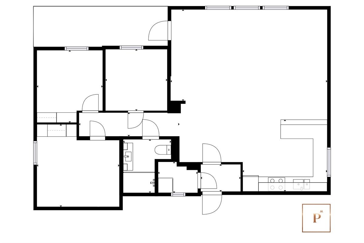 Plantegning 1.Etasje. Galleribilde