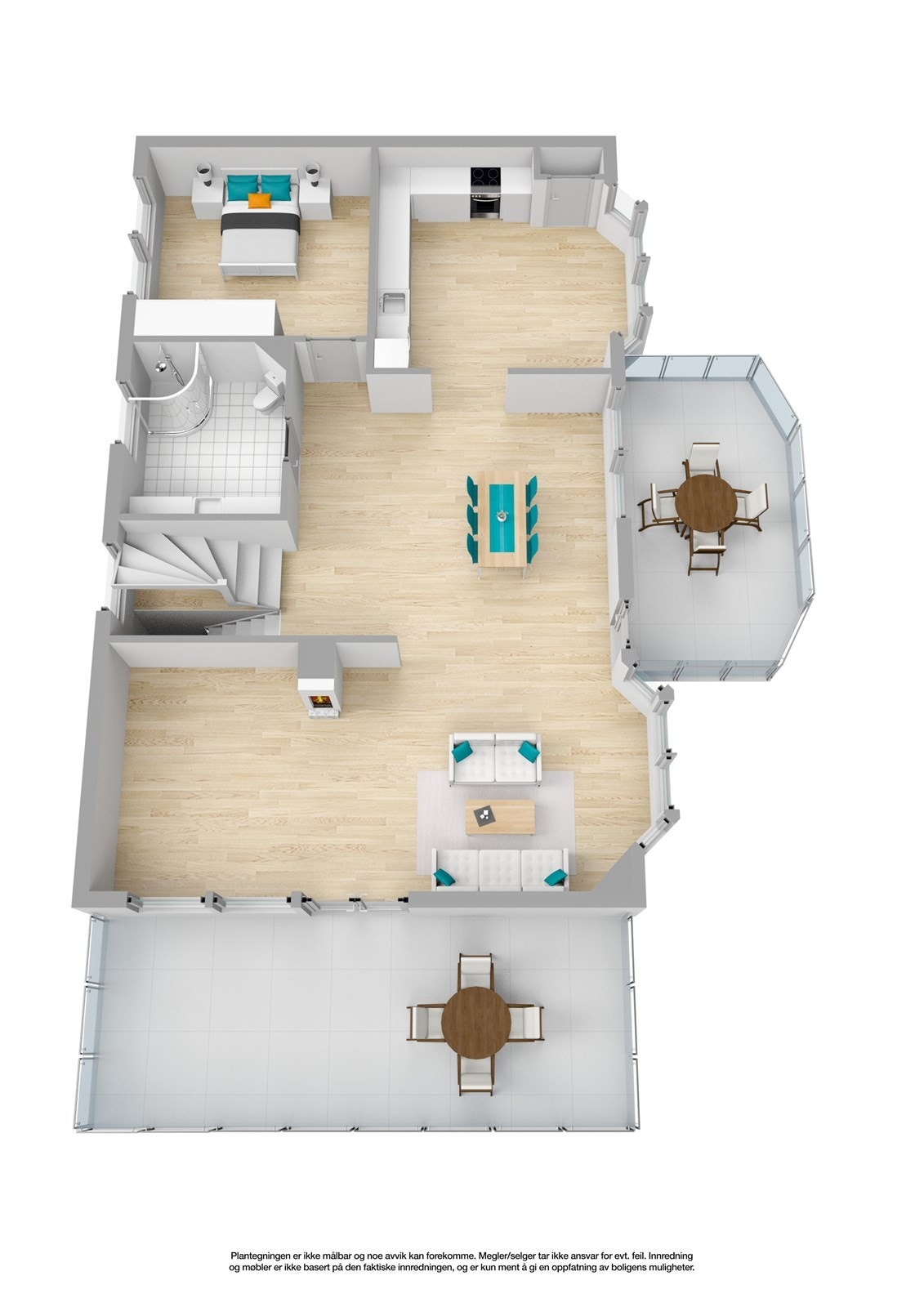 3dplan og 2 Galleribilde