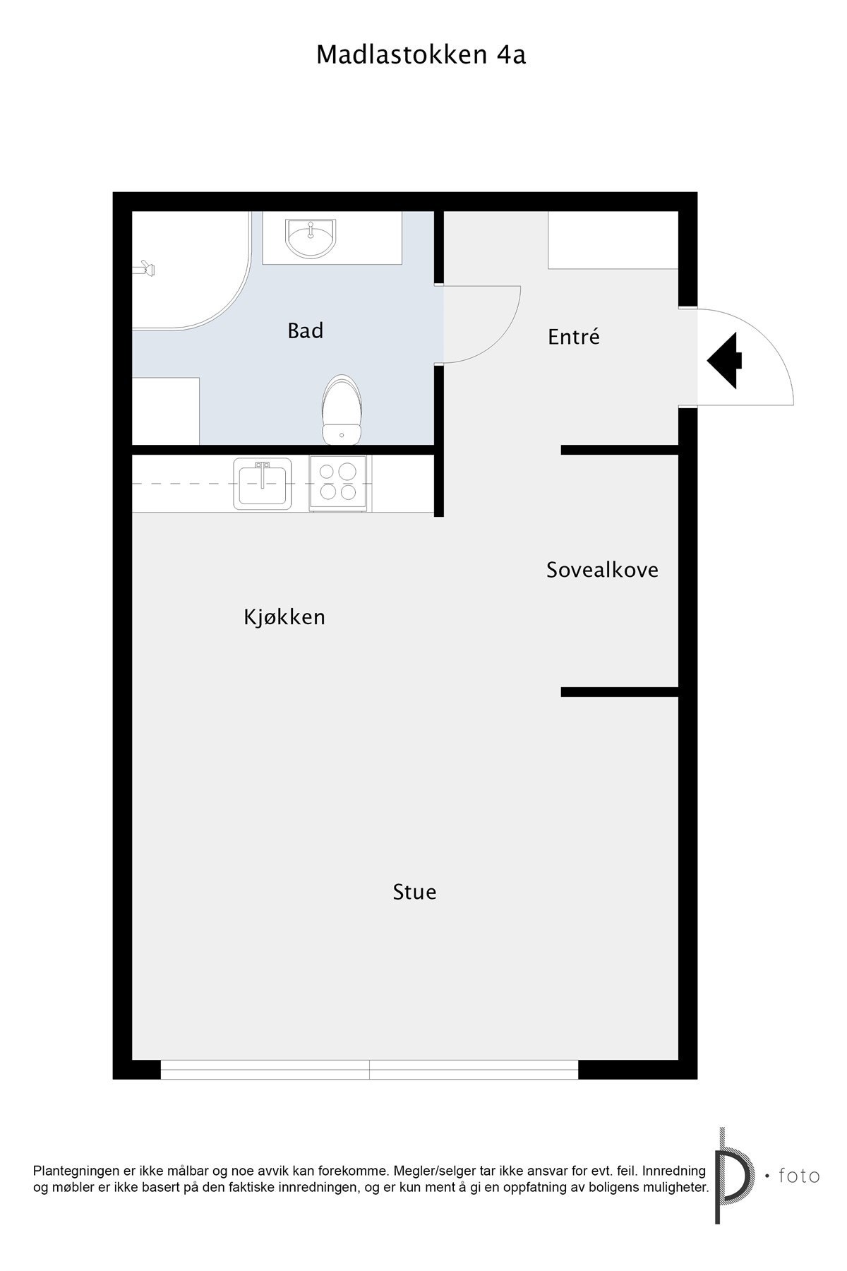 Proaktiv - Plantegning tredje etasje. Galleribilde