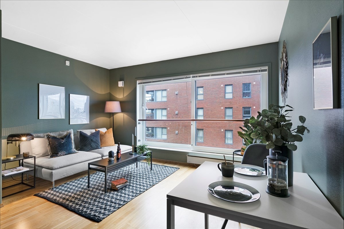 Proaktiv - Det er god plass til sofa- og sittegrupper. Galleribilde