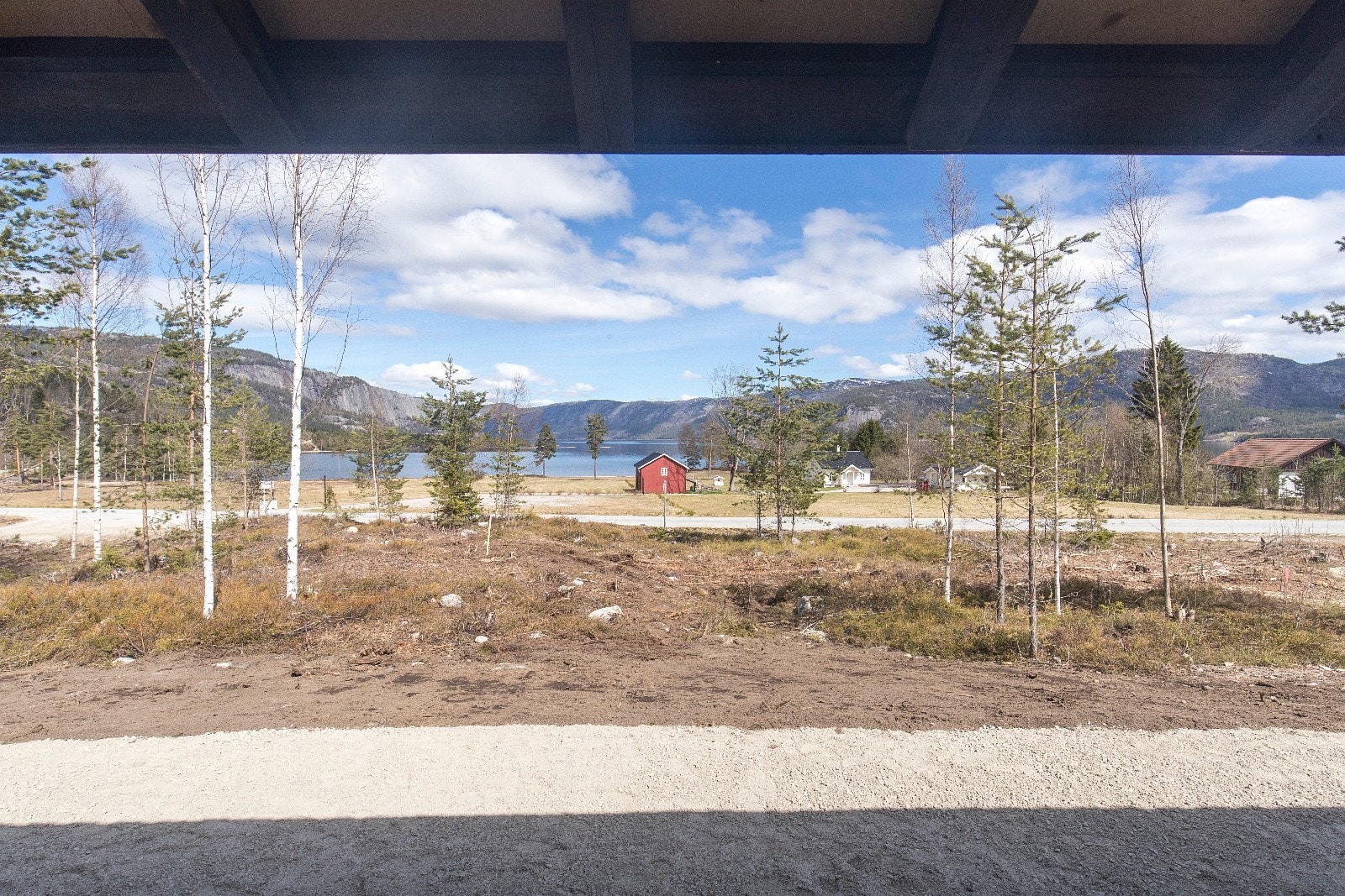 Utsikt frå kjøkken/stove Galleribilde