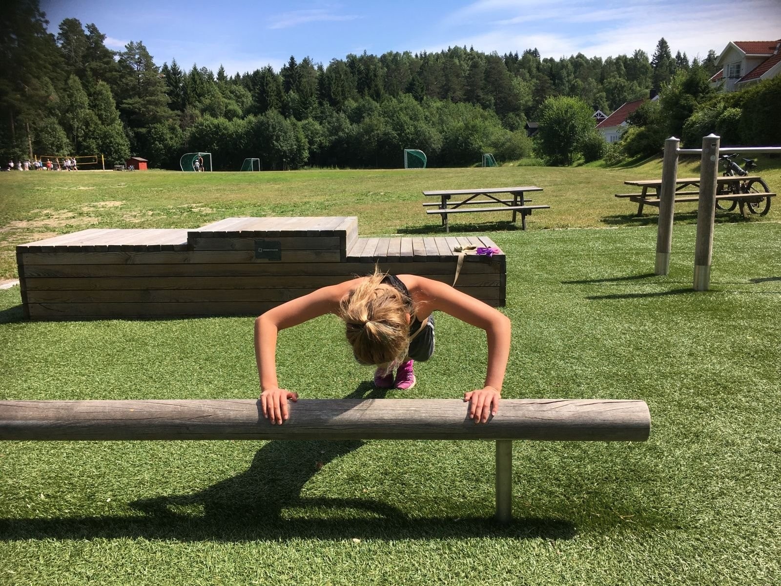 I Oppsjø er det lett å holde seg i form Galleribilde