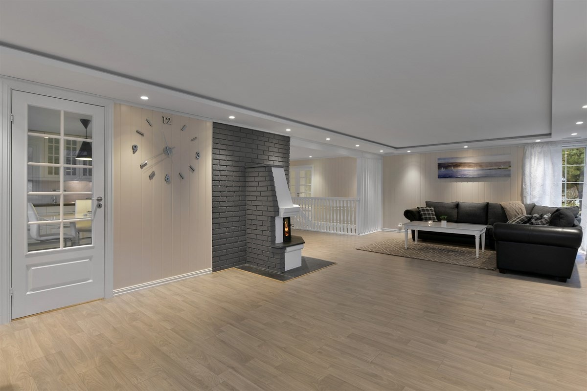 En stor stue med plass til hele familien. Galleribilde