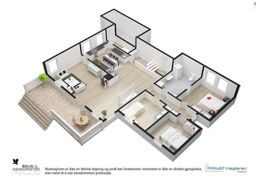 Planskisse første etasje. Galleribilde