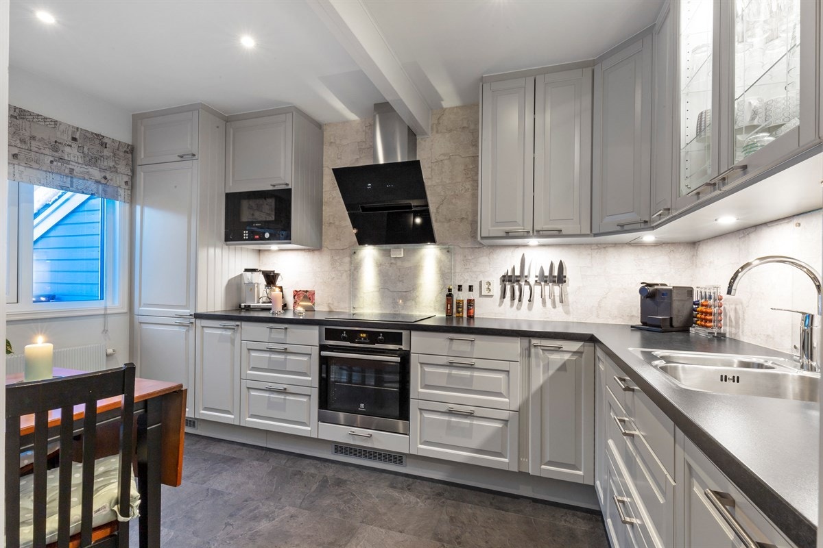 Lekkert kjøkken fra 2016. Galleribilde