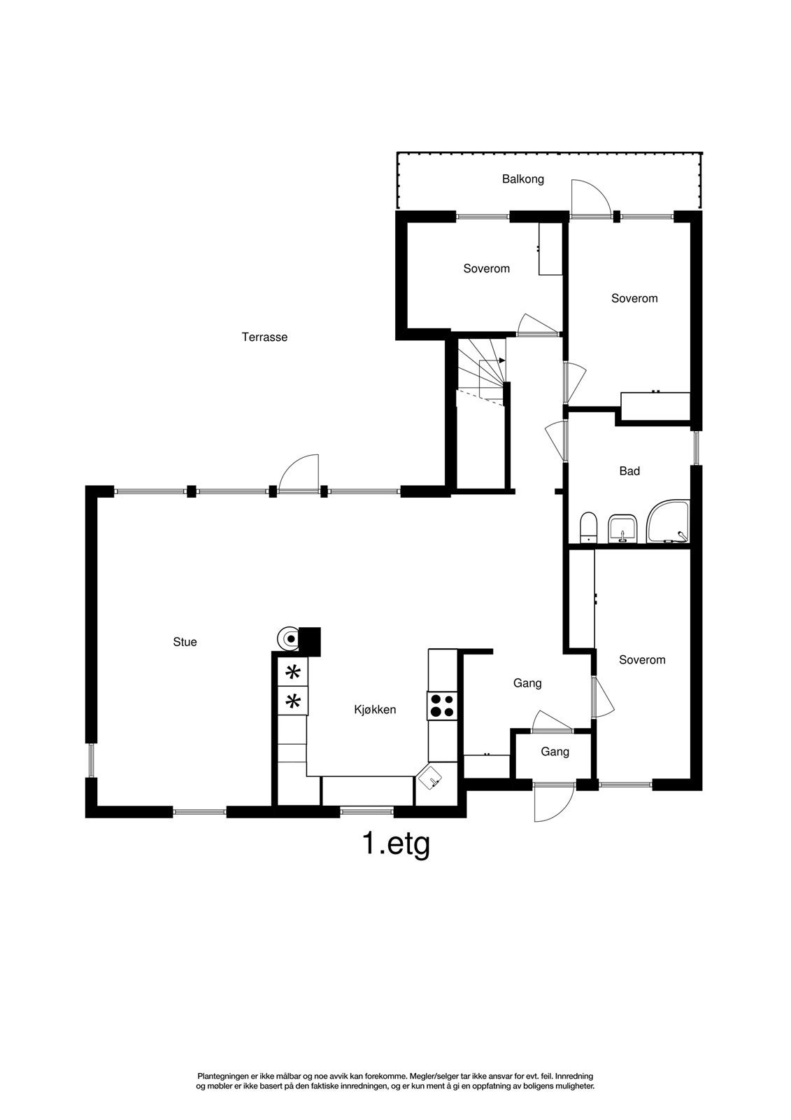 2dplan og 1 Galleribilde