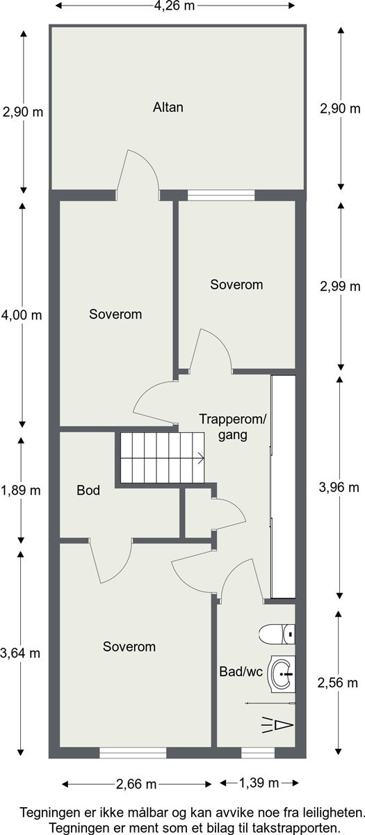 Plantegning 2. etasje Galleribilde
