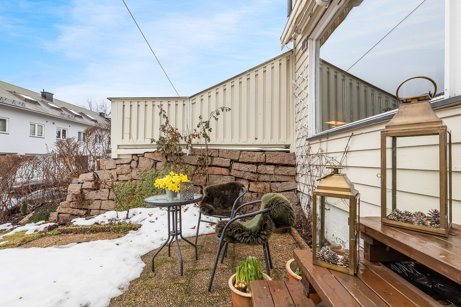 Sydvendt hageparsell på 29 kvm Galleribilde