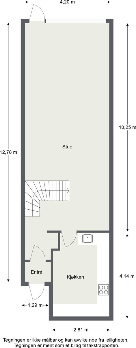 Plantegning 1. etasje Galleribilde