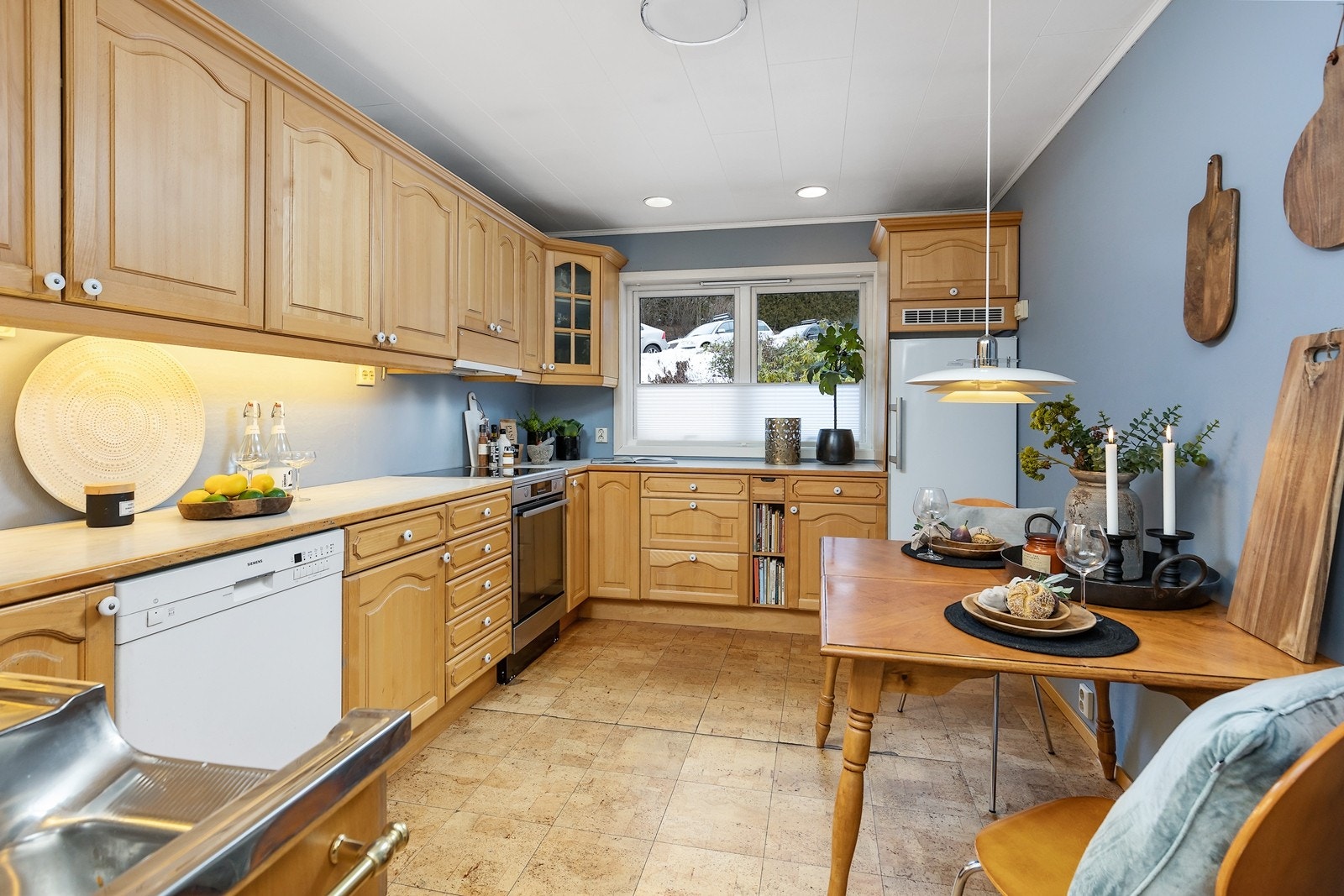 Her er det plass til spisebord Galleribilde