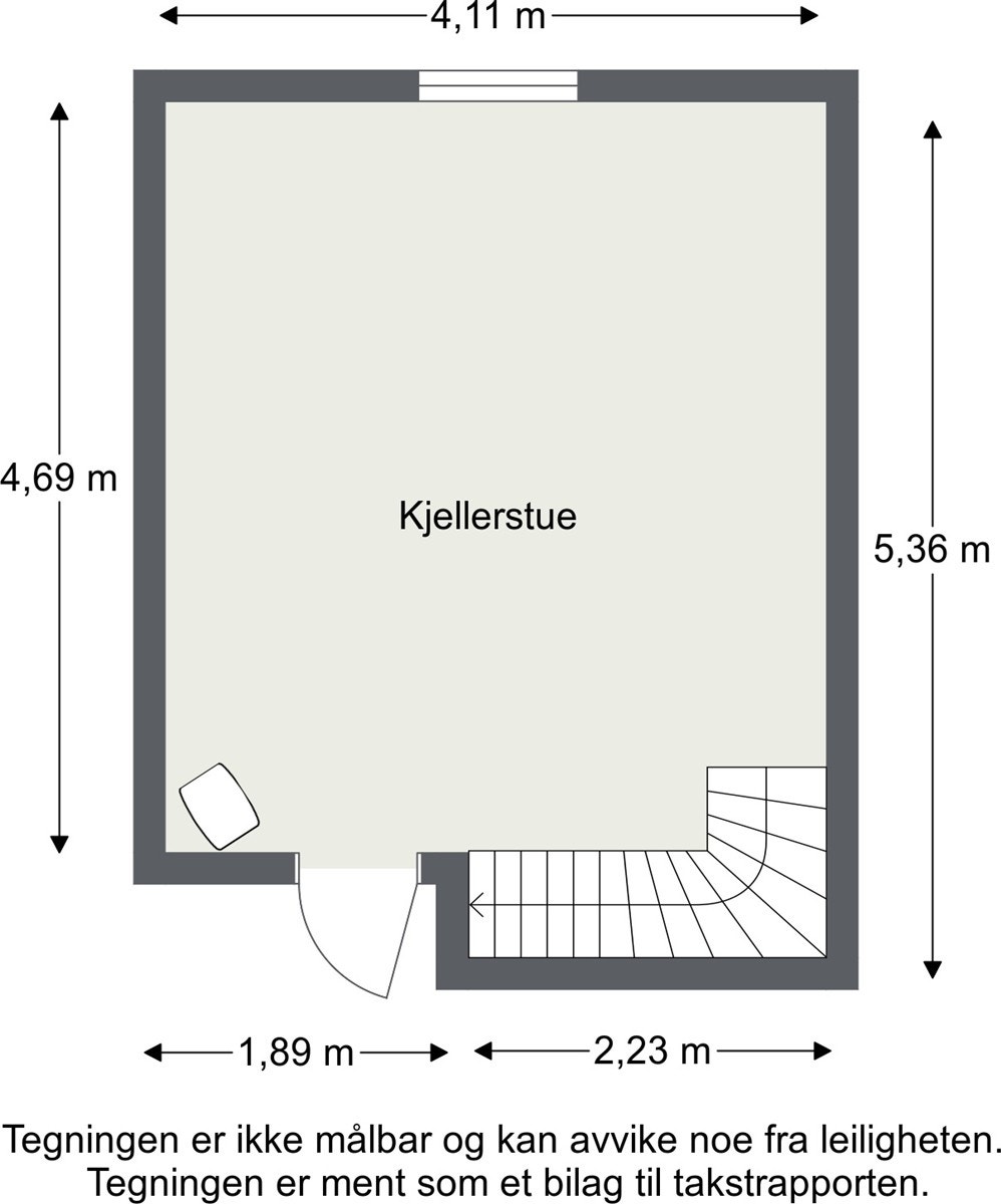 Plantegning kjeller Galleribilde