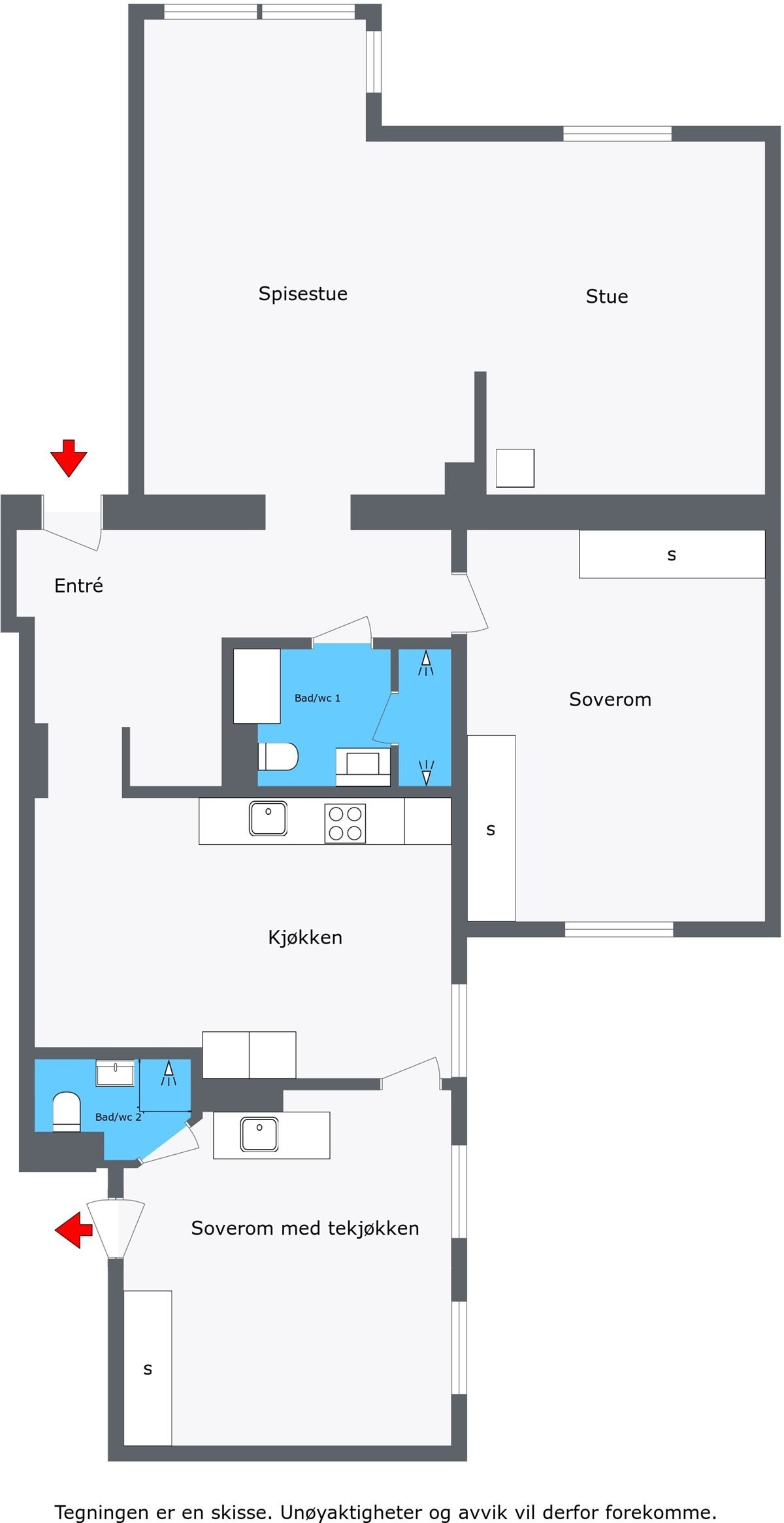 Planskisse. Galleribilde