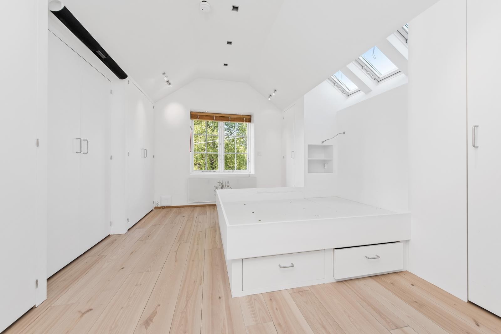 Største soveværelse som nå uten innredning: Galleribilde