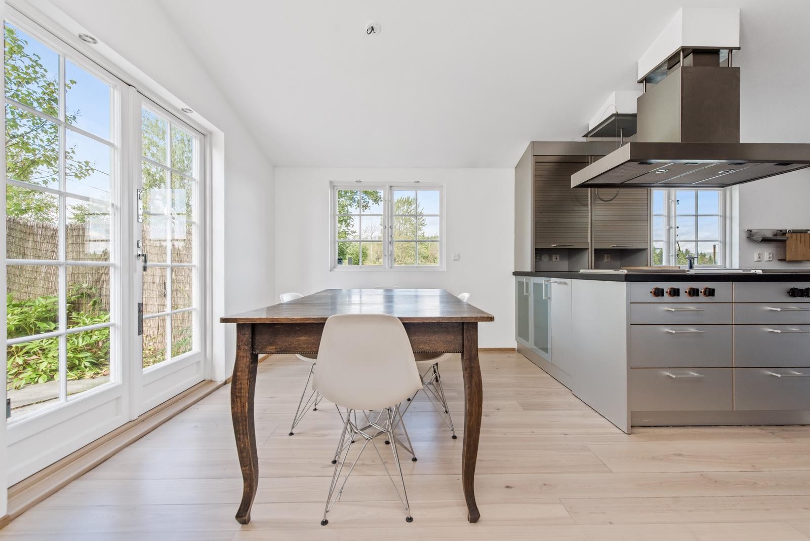 Kjøkkenet som nå uten innredning: Galleribilde