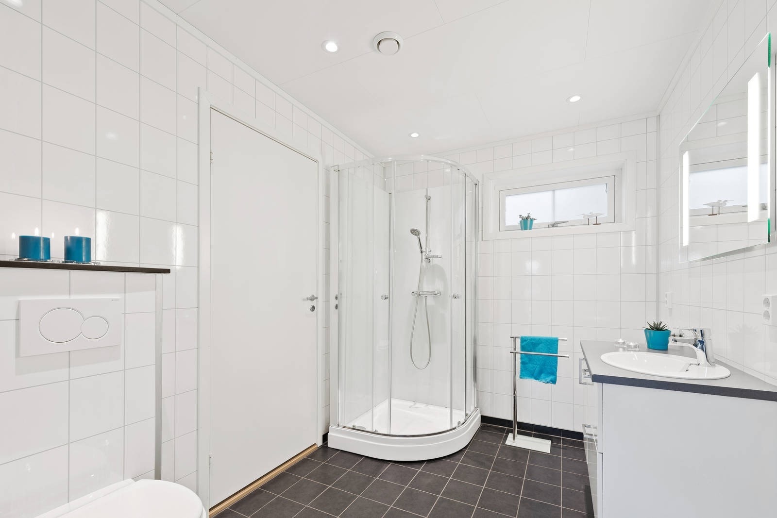 Dusjkabinett på begge bad. Galleribilde