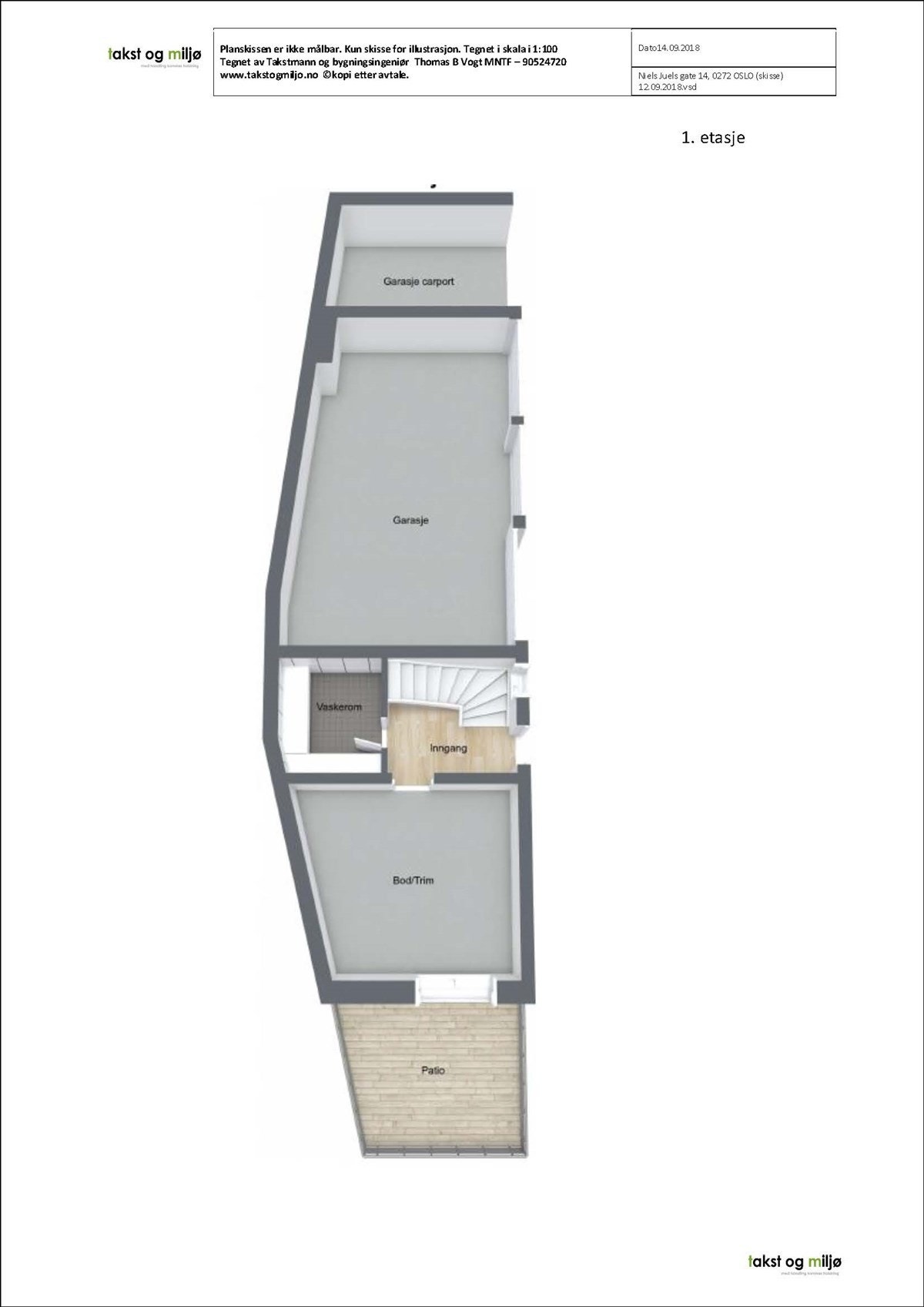 Plantegning - 1. etasje Galleribilde