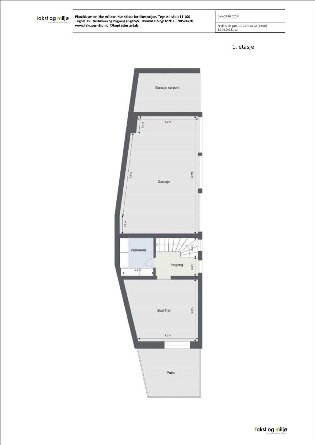 Plantegning - 1. etasje Galleribilde