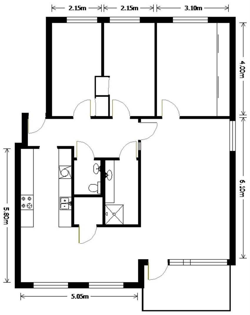 Plantegning Galleribilde